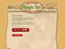 Tablet Screenshot of mangiatuttisf.com